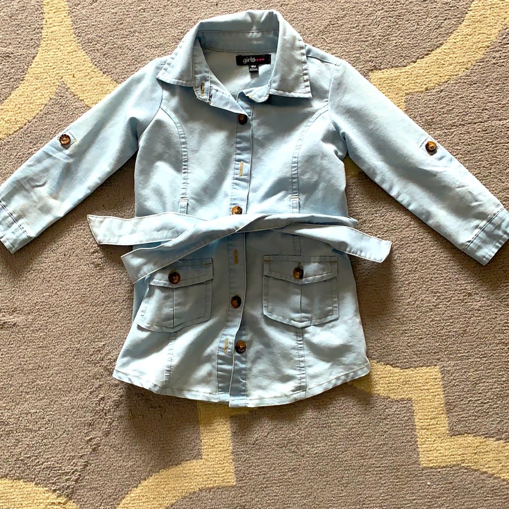 Soft Jean dress for baby girl